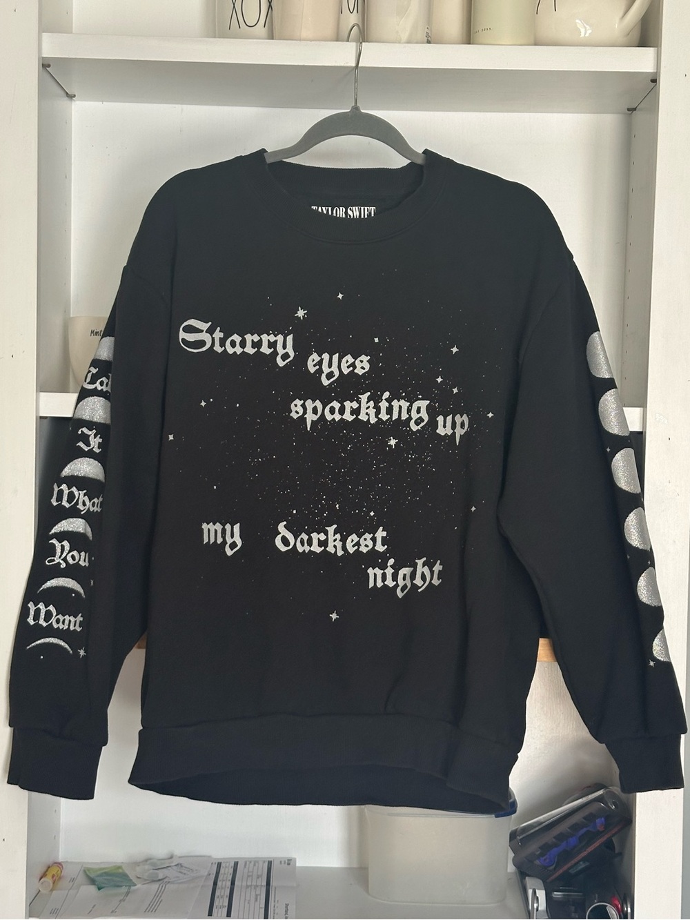 Taylor Swift Sparking Up My Darkest Night Crewneck